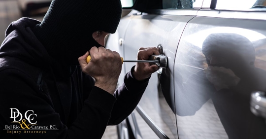 Man trying to break into car