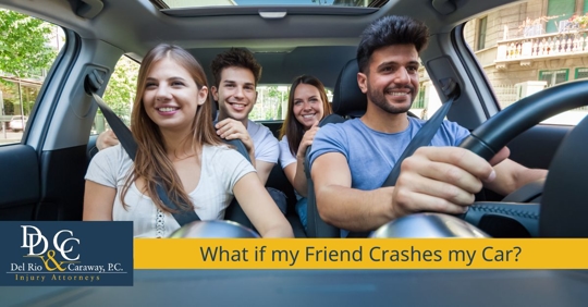 Group of friends in a car.